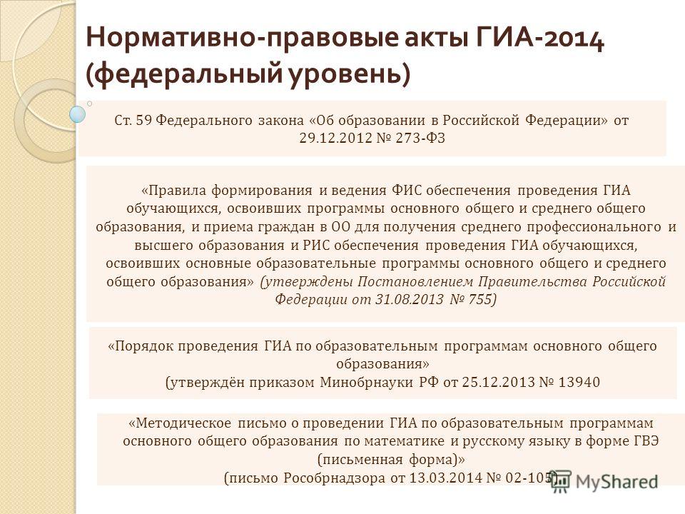 59 федерального. Форма ФЗ 59. Нормативные правовые основы проведения ГИА-9. Ст 59 об образовании в РФ. Характеристика ФЗ 59.