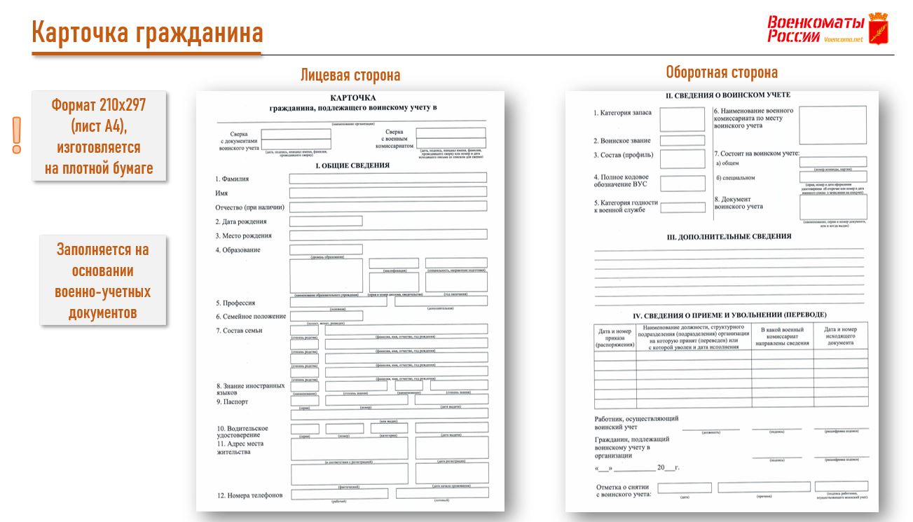 Как в карточке т2 заполнять сведения о воинском учете: Порядок заполнения  раздела II 