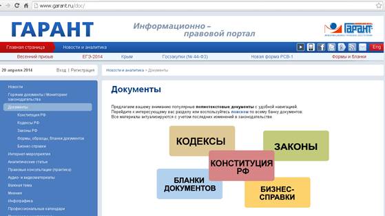 Презентация на тему спс гарант