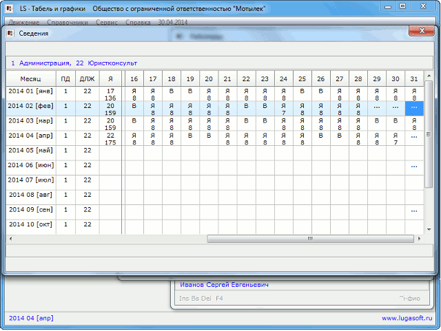 Работа 2 через 4