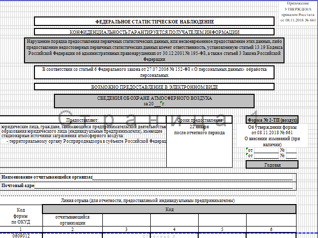 Форма 1 краткая. Форма статистической отчетности 2тп-воздух. 2 ТП воздух новая форма 2020. Статистическая отчетность 2 ТП отходы. Формы государственной статистической отчетности 2тп-водхоз.