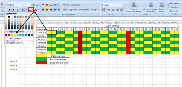 Как посмотреть время работы в excel